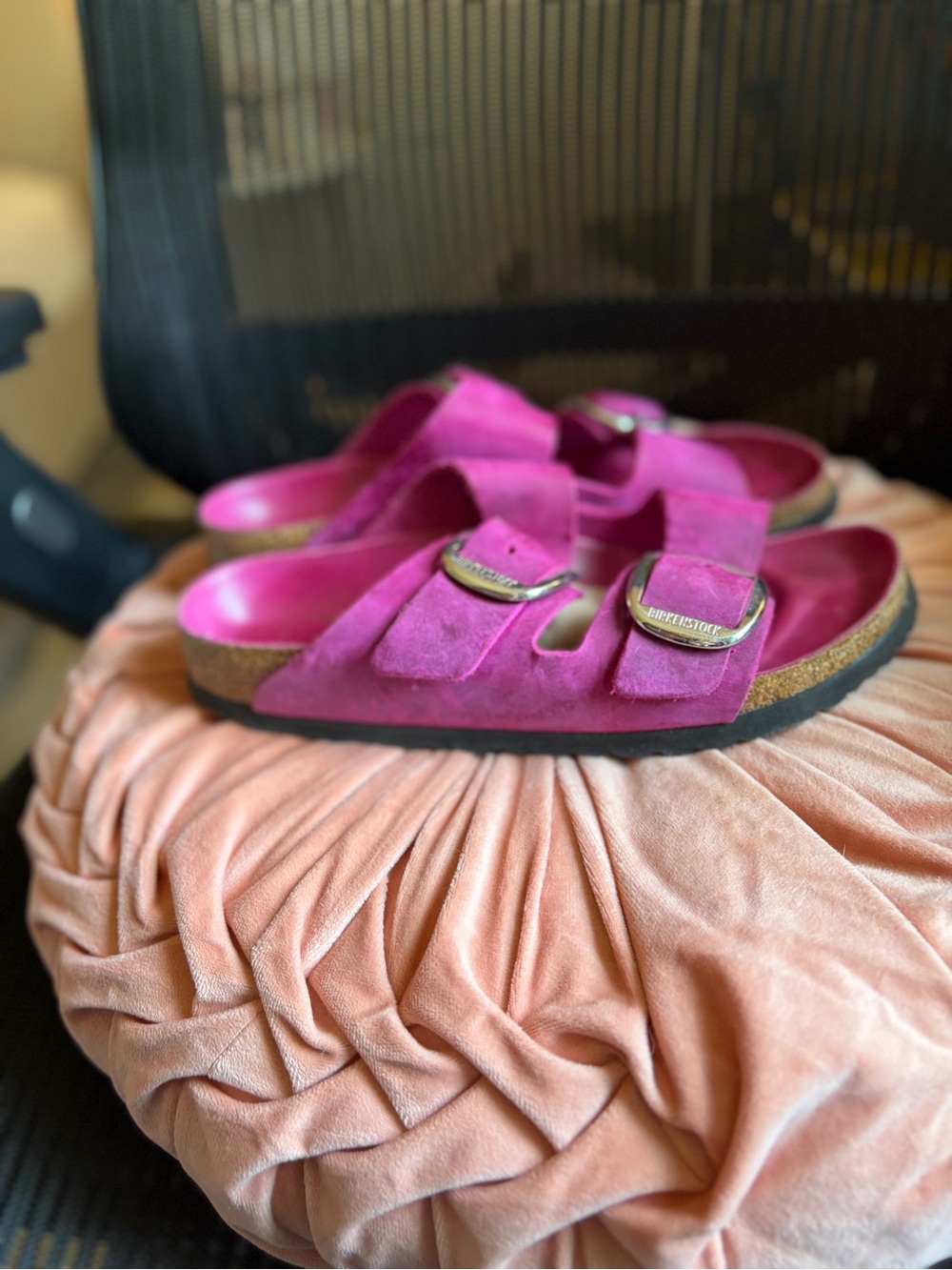 Birkenstock Arizona Fuchsia Sandals 39 - Picture 2 of 6